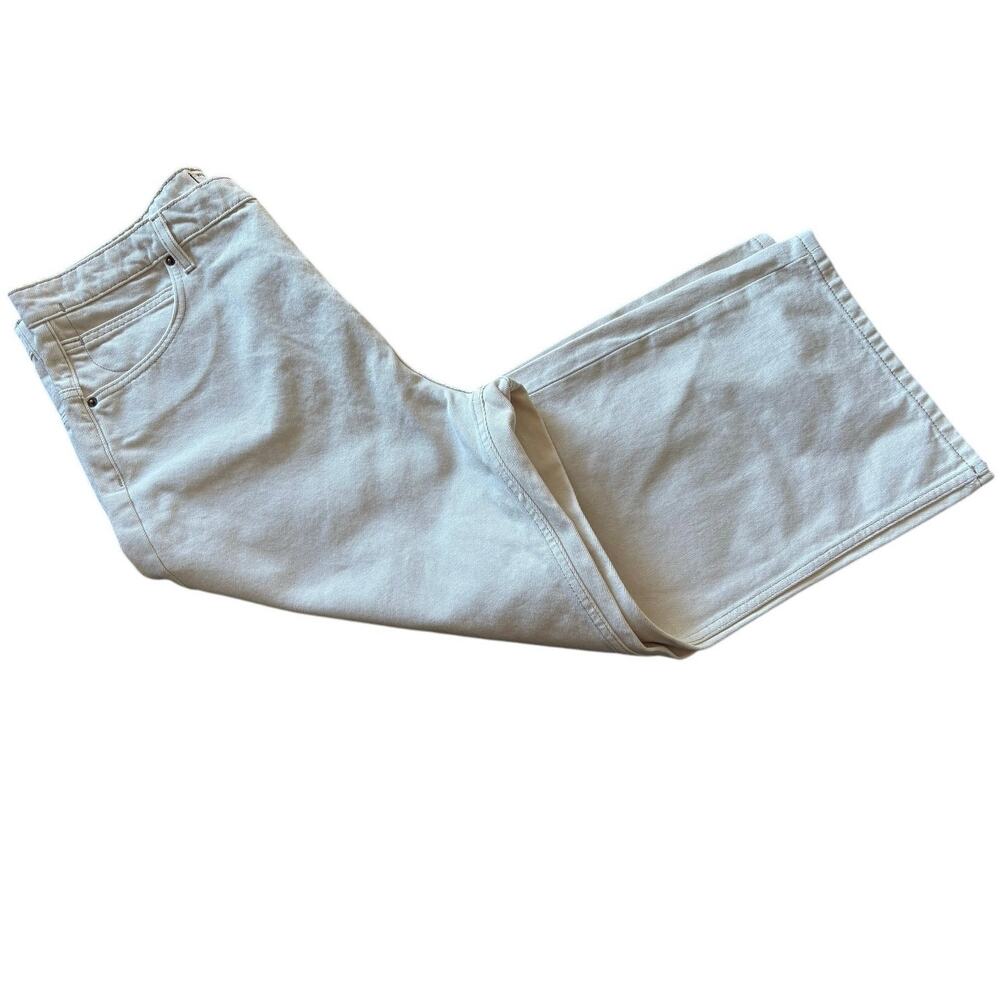 We the Free Deep Trance Dropped Boyfriend Jeans in casual khaki, size 33 NWT - Picture 2 of 9